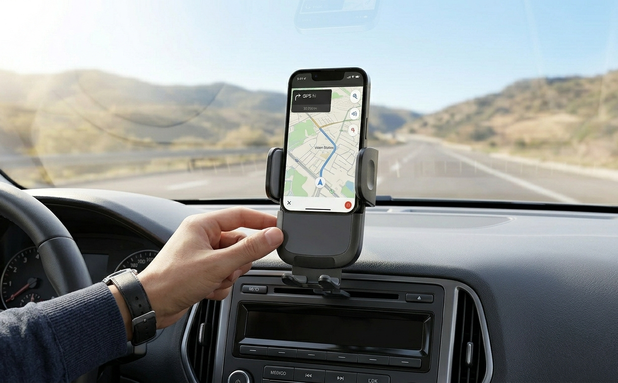 CD Slot Phone Mount